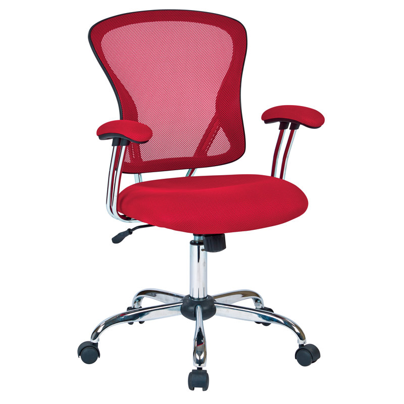 Mesh Task Chair, Red
