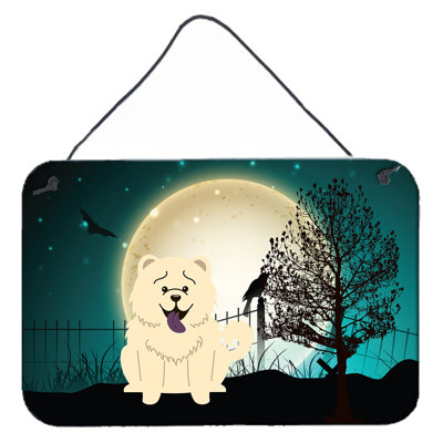 Bannière d’Halloween effrayante bulldog anglais bringé