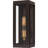 Manushe 1-Light Western Bronze Outdoor Wall Lantern