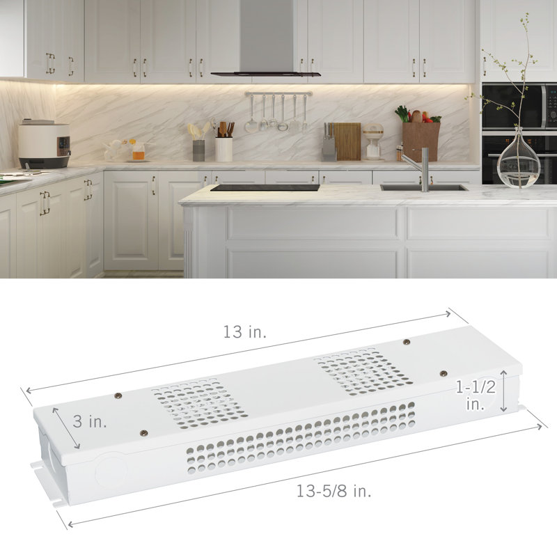 Boîtier d'alimentation moyenne, Medium, White
