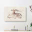 Resting Stag by Kawanabe Kyosai - Wrapped Canvas Painting-55330398