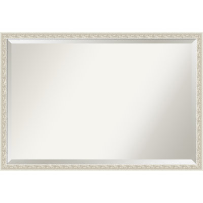 Bethany Beveled Wood Framed Wall Mirror