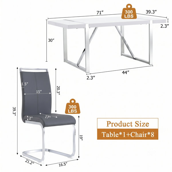 Dimensions du produit