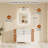 Frontlit and Backlit LED Bathroom vantiy Mirror,3 Color Dimmable Light & Anti-fog Tempered Glass mirror-342061845-335735729