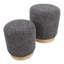  Ensemble de repose-pieds Callum avec base en bois naturel-1138658202