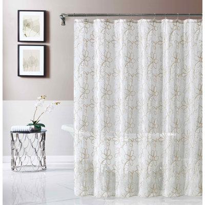Carcassonne Floral Shower Curtain