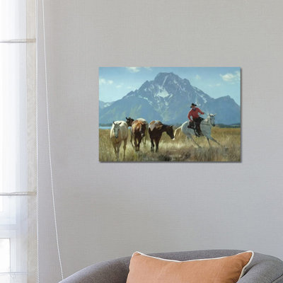 Round Up by David Edward Kucera - Wrapped Canvas Print
