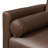 Toscano 89" Genuine Italian Leather Sofa-881258037