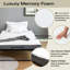 Lit pliant avec matelas en mousse douce: 75 po x 45 po, construction en métal, housse de rangement, structure confortable avec roulettes, portable