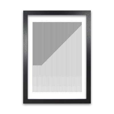 Simple Black And White Bauhaus - Print