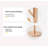 Serene Wax Wood Clothes And Hat Stand-106358828