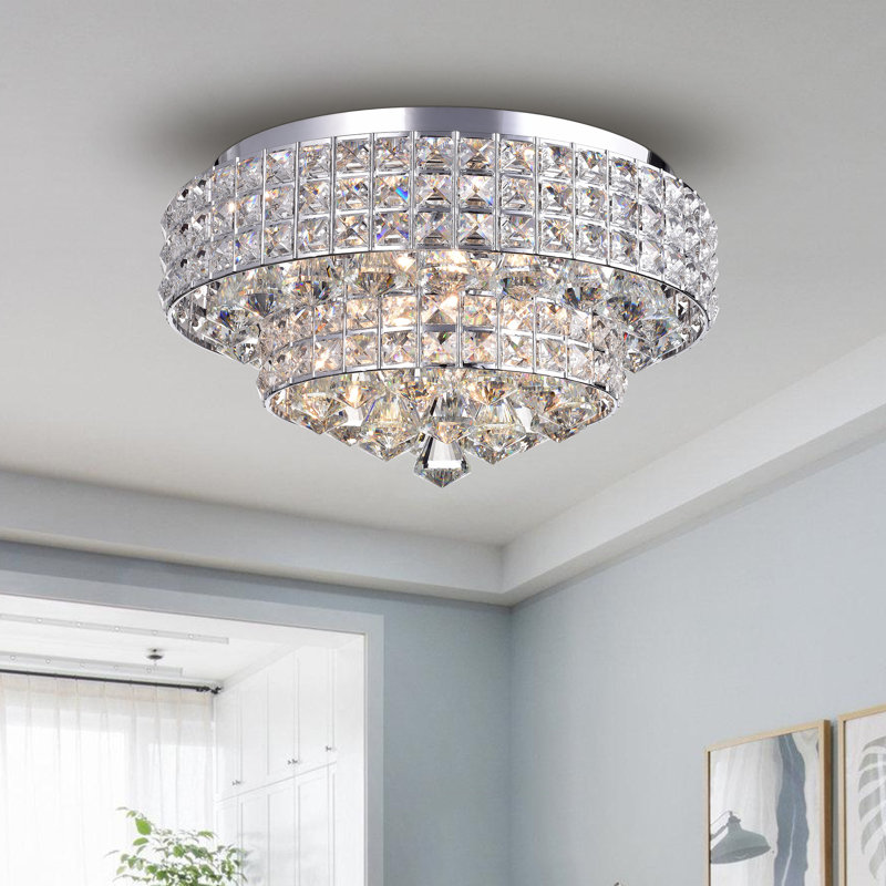 Plafonnier encastré 4 lumières 15,4 po Alma