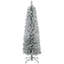 Arbre de Noël artificiel 5 pi avec 263 pointes floquées et base en métal