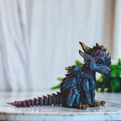 Figurine de dragon l 6,25 po