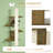 4-Layer Cat Wall Shelves,Wall-Mounted Cat Tree