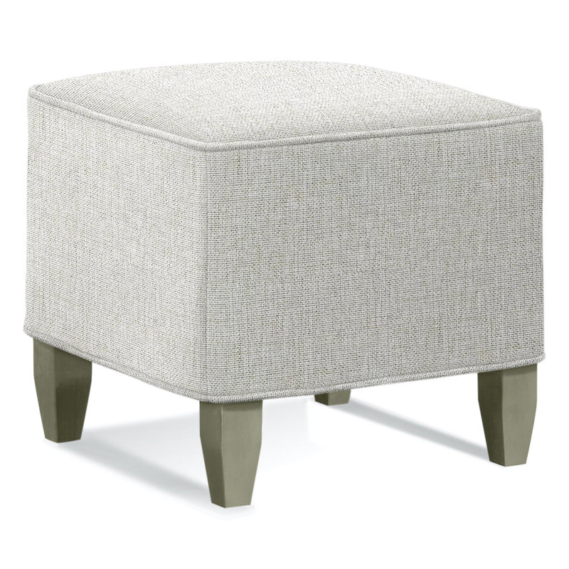 Brooklyn Square Ottoman, Beige Performance Fabric Polypropylene/Olefin, Graystone