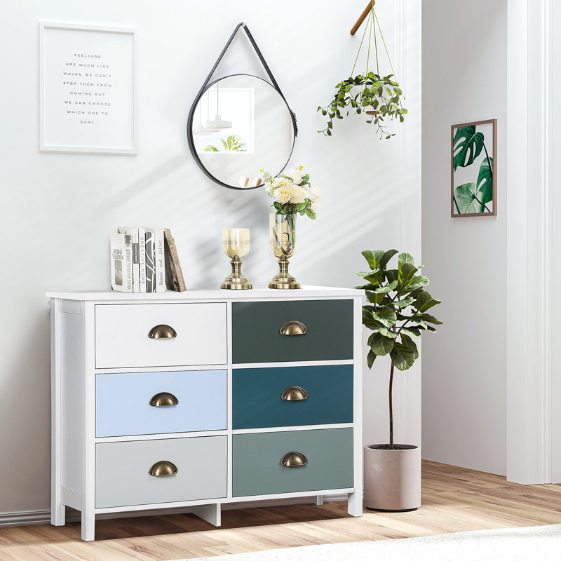 Roiguez 83.2cm W 6 - Drawer Chest of Drawers