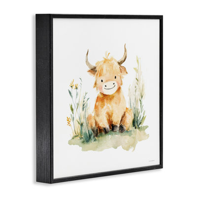 «Little Highland Calf», estampe numérique, conception de Svetlana Aleynikova