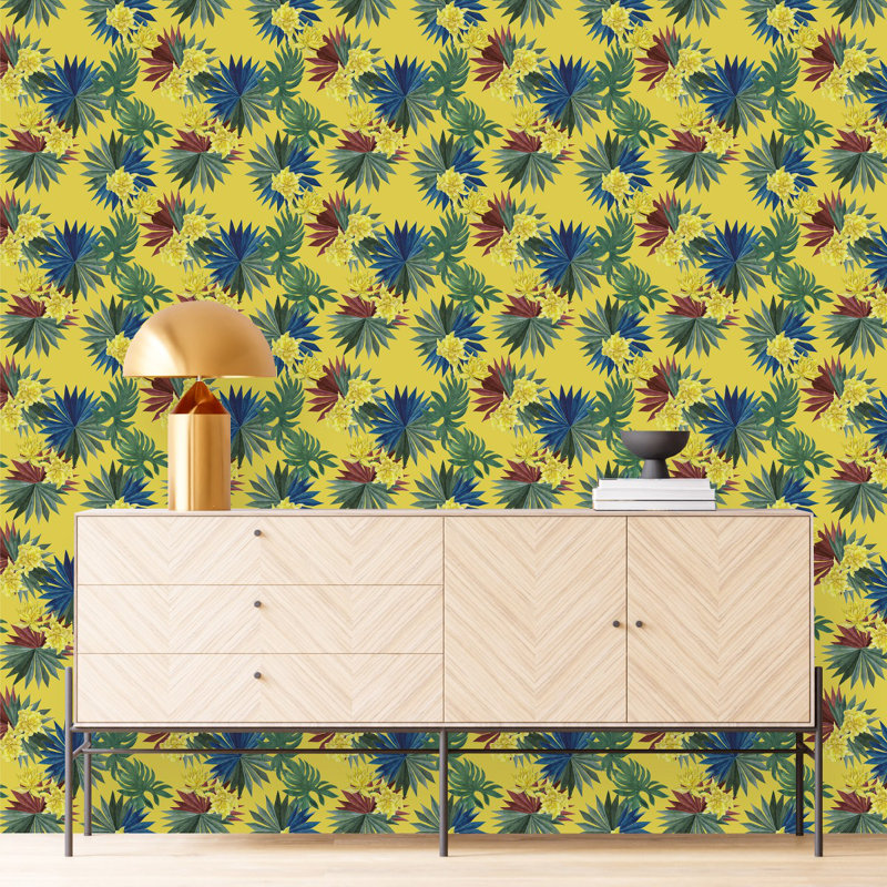 Murale exotique Hringur, L 2,08 pi x L 18,75 pi
