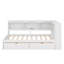 Lit de jour simple avec deux tiroirs, armoires et ports USB-425665806