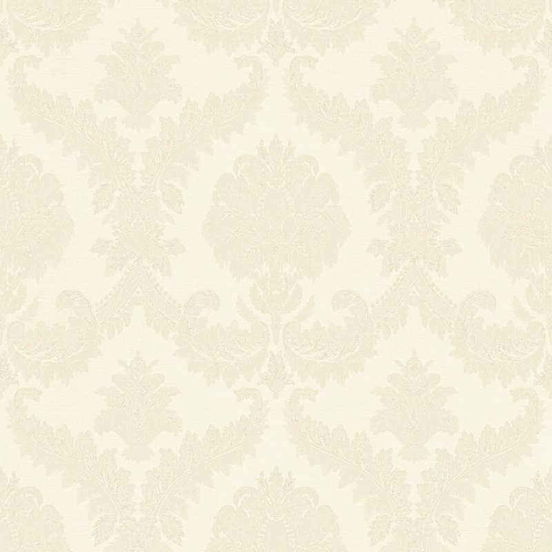 Rouleau de papier peint damassé traditionnel The Classic Italian Collection, Beige
