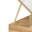 Finbar Wooden Cold Frame Greenhouse Top Covers 100 x 50 x 36 cm Natural