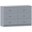 Maybery 6 - Drawer Wide Chest of Drawers, Bedroom Dresser & Storage Cabinet-222723300