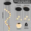 Lustre d'escalier en albâtre à 14 lumières-1323154322