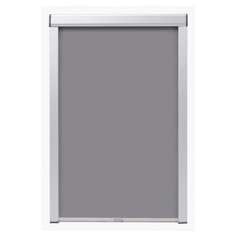 Blackout Roller Blind, Gray, 55cm x 78cm