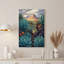 «Blue Agave Plants and Orange Cactus Flowers Near Rocky Mesa», art mural-133222119