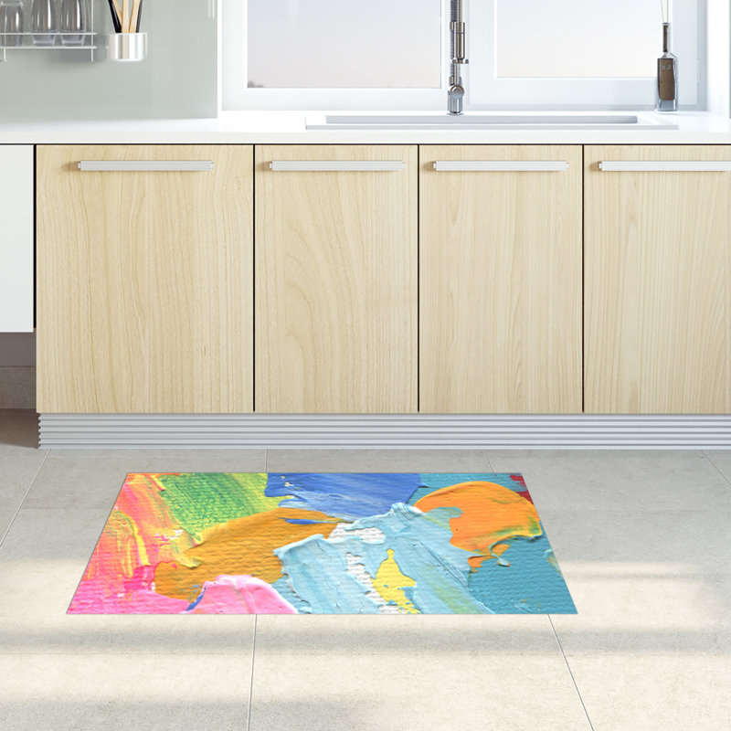 Florecita Abstract Area Rug, Rectangle 52 x 280cm