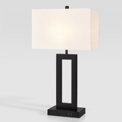 Leanore Metal USB Table Lamp