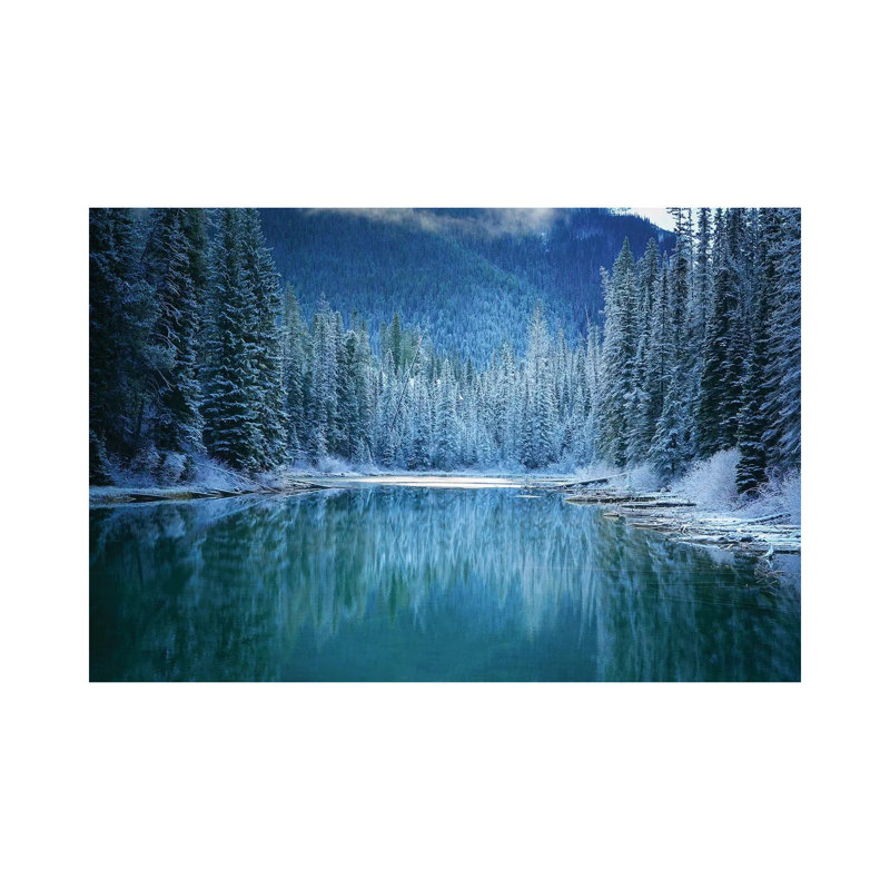 Wonder Winter Land, H 18 po x l 26 po x P 1,5 po, Toile tendue