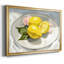 «Lemons on a Plate I», reproduction d'art sur toile simple-63763343-63763340