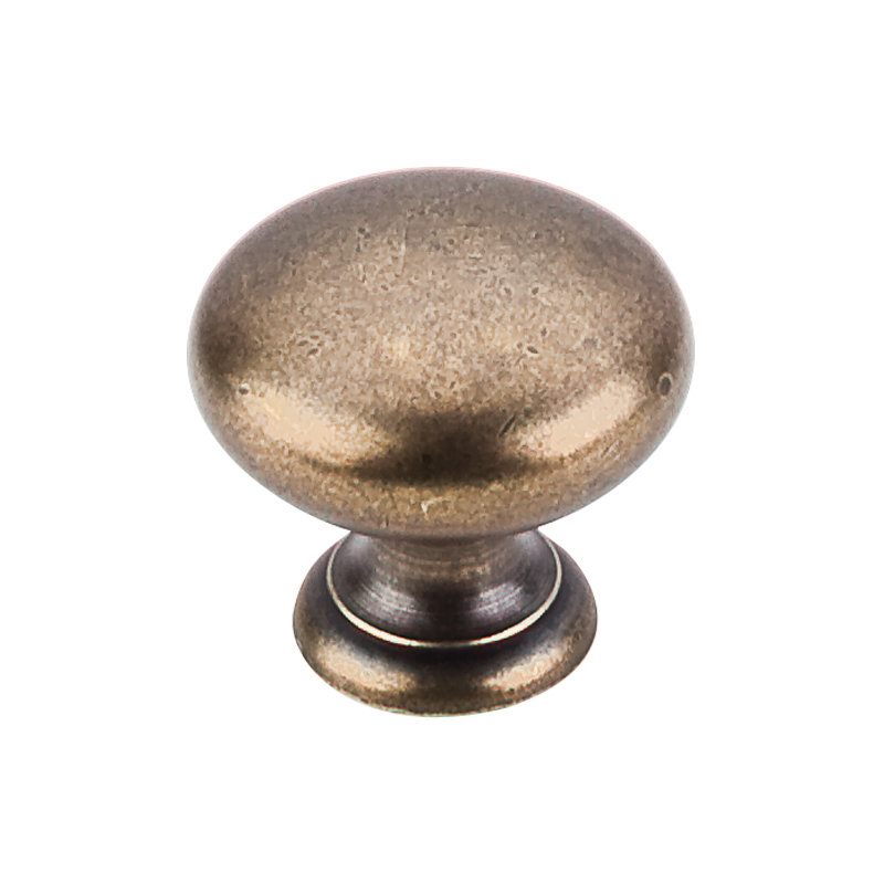 Mushroom 1 1/4" Diameter Round Knob, German Bronze