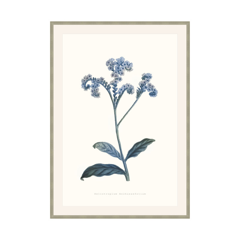 «Bouquet Blue 4», impression encadrée sur papier par Studio L57 Nouvelle, H 41,75 po x l 29,75 po