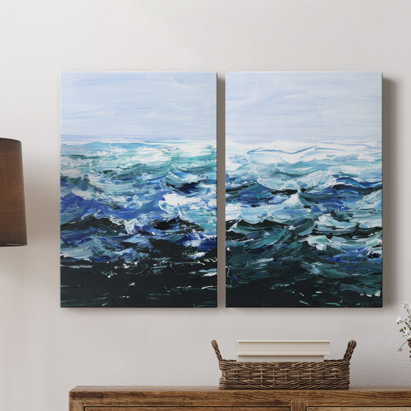 Toile tendue Ben-the-Sea Surface I-Premium Gallery - prête à être accrochée, H 48 po x l 64 po