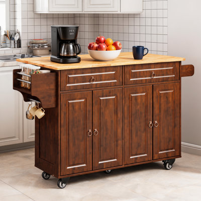 Solid Wood Kitchen Island