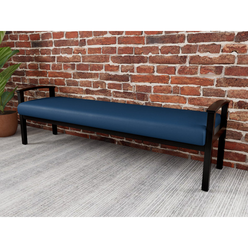 Banc en bois massif Amherst, Noir, Patriot Plus Blue Ridge