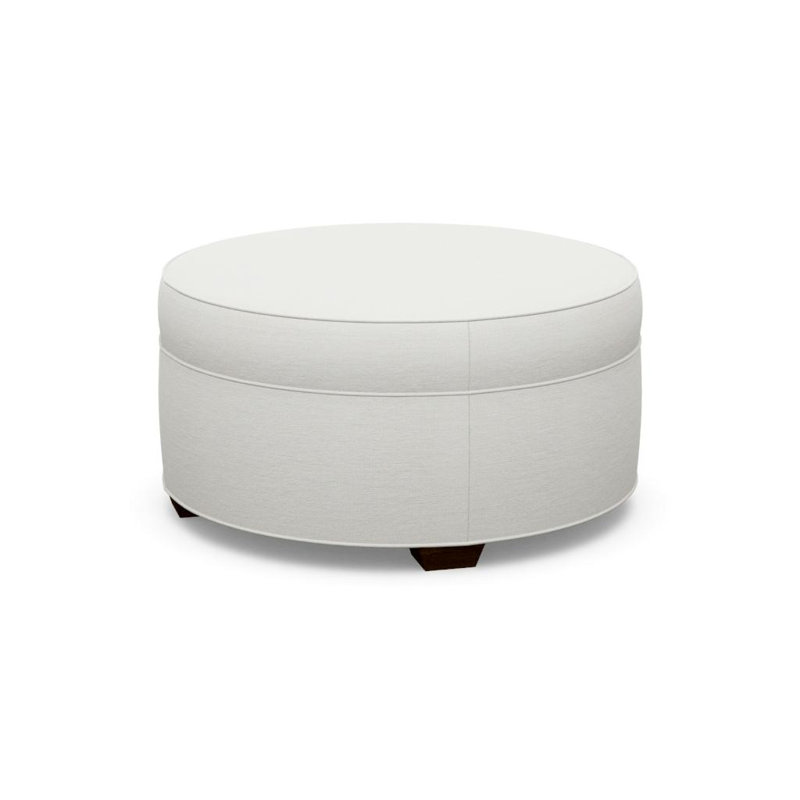 Round Ottoman, Walnut, 3906-73