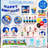 Sonic Birthday Party Supplies,118pcs Sonic Birthday Decorations