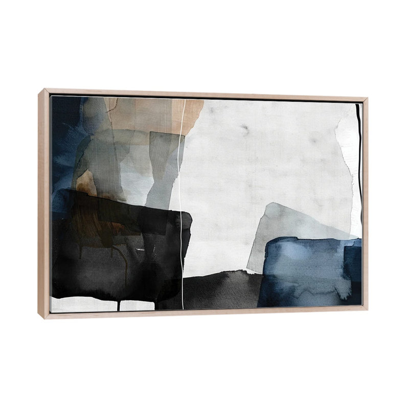 Shades Of The Deep - Wall Art Print - Framed Canvas, Beige