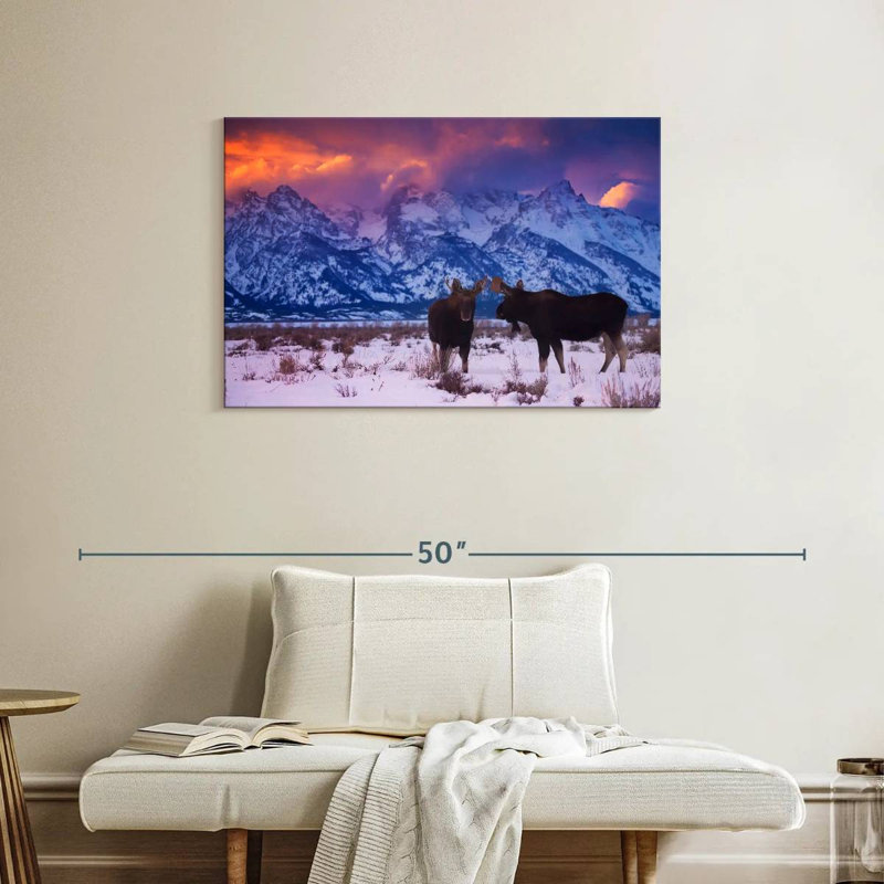 Moose Tandem, 24" H x 36" W