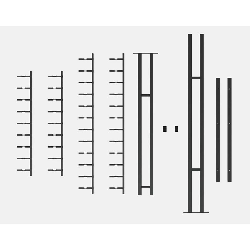Racks Floor-To-Ceiling Mount Display (1 Side, Triple ...