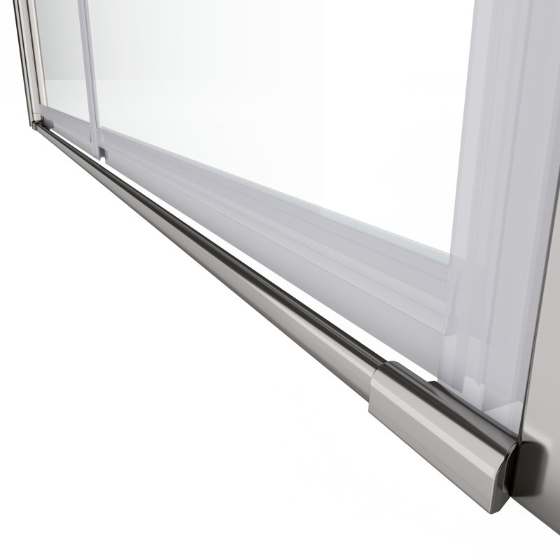 Universal Pivot Shower Door - 1 3/8" Adjustment, 1/4" Tempered Glass, 36000 Times Examined Open/close Quality, Smooth Capacity, Leak, , Aluminium Alloy With Adjustment Open And Close Test, System,