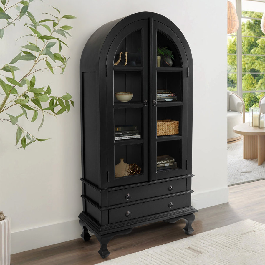 Farreli 39'' Wide Solid Wood Display Stand