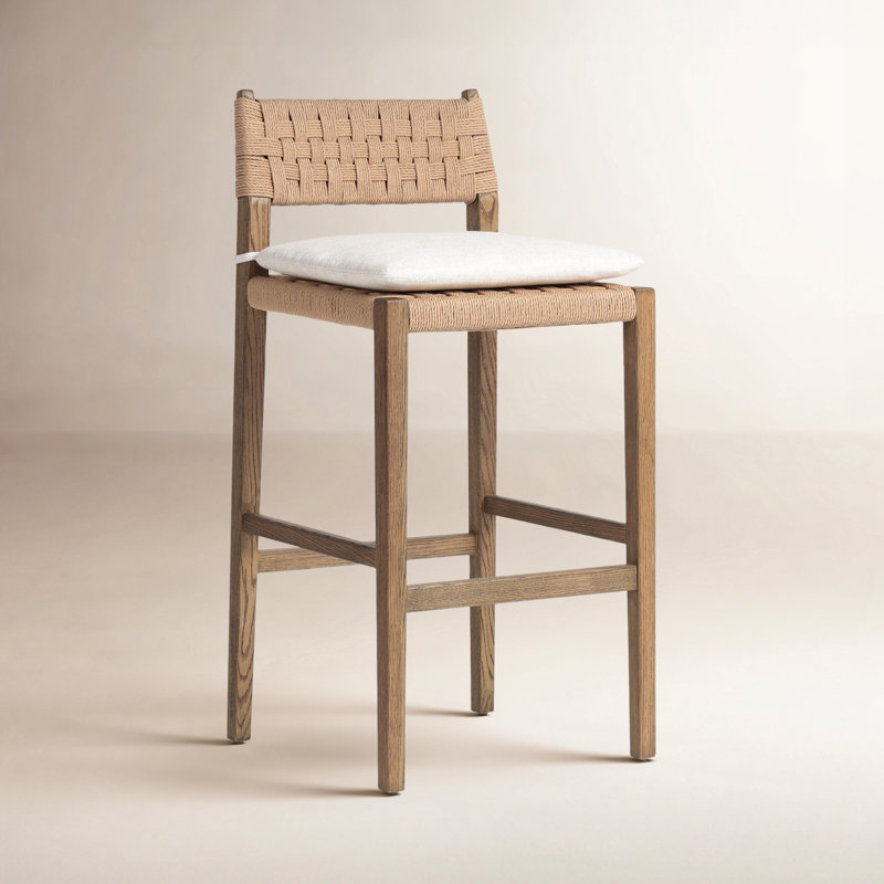 Hamlin Stool With Cushion-Dover Crescent-Counter, Bar Stool (30" Seat Height)
