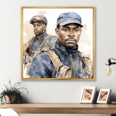 Vintage Civil Military Soldiers II - Military Wall Art