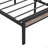 Metal Platform Bed Frame-1193477906