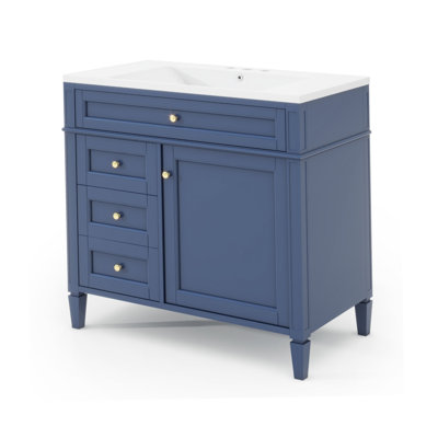 Darshi 36'' Free Standing Single Bathroom Vanity with Resin Top -  Charlton HomeÂ®, DC3396B6507245F492C6AC5601DA35AF